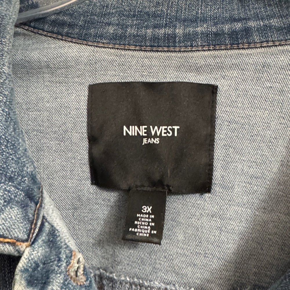 Nine West Stretch Denim Jacket - Picture 3 of 4